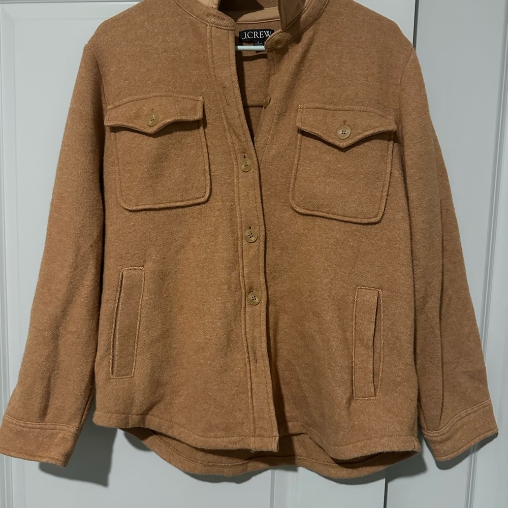 J.Crew Camel Knit Cardigan